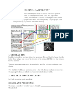 Reading: Gapped Text: Gapped Text Questions Evaluate Your Ability To Connect Ideas. Each Question