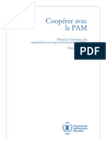 Coopérer Avec Le PAM: Manuel À L'intention Des Organisations Non Gouvernementales (ONG), Décembre 2005