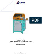 Crater-02 A Automatic 16.5" Upcut Miter Saw User's Manual: Operating and Safety Instructions