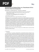 Energies: Performance of Natural Ester As A Transformer Oil in Moisture-Rich Environments