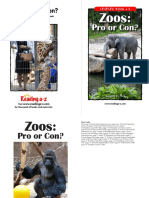 Pros and Cons Zoos