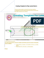 Creating Template For Pipe Lateral Stub in