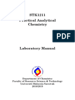 STK1211 Practical Analytical Chemistry