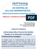 Modulo 2 Sistema de Control de Gestion Control de Procesos Administrativos Centro Salud Mental Los Andes