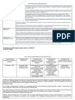 Estrategias de Mantenimiento Cuadro