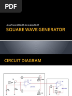 Square Wave Generator: Jonathan Decort John Gainfort