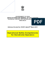 Operational Safety Competencies For Aerodrome Operators