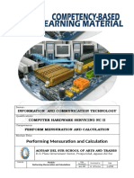 Performing Mensuration and Calculation