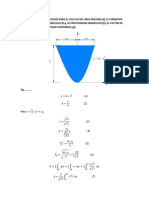 Deducción de Los Elementos Geométricos de La Sección Parabólica