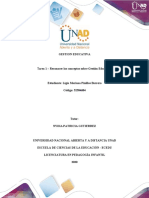 Tarea 1 Reconocer Los Conceptos Sobre La Gestion Educativa - Avtividad Inicial.