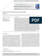 Global Review of Enhances Geothermal System