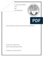 Fracaso en La Evaluacion de Desempeño PDF