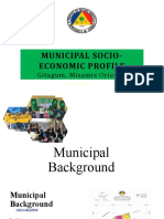 Municipality of GITAGUM Socio Economic Presentation