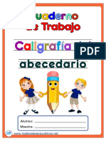 Cuaderno para Trabajar La Caligrafc3ada Del Abecedario Me