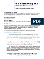 5.method Statement Shuttering and Form Work