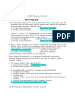 Multiple Choice: Theory/Problems: Use The Following Information For The Next Two Questions