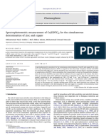 Determinacion de Cobre y Zinc