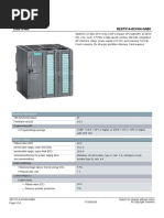 Data Sheet 6ES7314-6CH04-0AB0: General Information