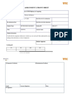 Assignment 2 Front Sheet: Qualification BTEC Level 5 HND Diploma in Computing