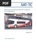 SAT-TC. Sistema para La Administración de Transporte Trans Copacabana. Versión 2.0. José Luis Sanabria Calle