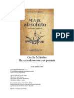 Cecilia Meireles - 1945 - Mar Absoluto e Outros Poemas