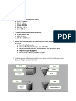 Ejercicios Geometría Tridimencional