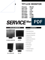 схема и сервис мануал на английском Samsung 710V шасси GS17VS PDF