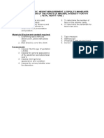 Leopolds Maneuvers Fundic Height Measurement and FHT Determination Checklist