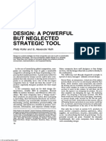 Design: A Powerful But Neglected Strategic Tool: Philip Kotler and G. Alexander Rath