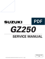 Suzuki GZ250 '99-'02 Service Manual (99500-32101-03E)