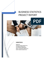 Business Statistics Project Report: Submitted by