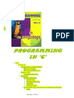 Programming in C