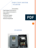 3 Phase Induction Motor Starter