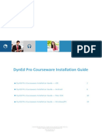 Dyned Pro Courseware Installation Guide