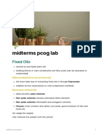 Midterms Pcog Lab: Fixed Oils