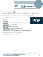 Physics P13 Glossary