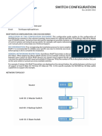 Switch Configuration: Cisco Sg550X Series