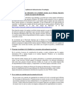 Consolidado 1 - Ejemplos de Observaciones de Auditoria TI