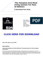 PDF 531 The Simplest and Most Effective Training System For Raw ST Jim Wendler PDF Download Free Book 6813860