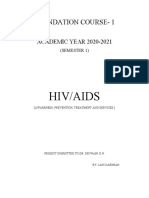 Hiv/Aids: Foundation Course-1