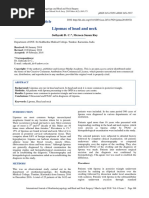 Lipomas of Head and Neck: Original Research Article