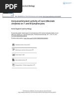 TM 7 JURNAL - Immunostimulant Activity of Noni Morinda Citrifolia On T and B Lymphocytes