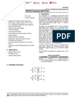 SN754410 Quadruple Half-H Driver: 1 Features 3 Description