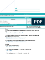 Past Simple Tense-Regular and Irregular Verbs