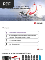 03 - Huawei HyperMetro-based Active-Active Data Centers Disaster Recovery V1.3