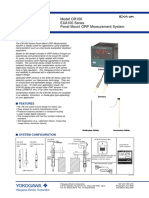 General Specifications: Model OR100 EXA100 Series Panel Mount ORP Measurement System