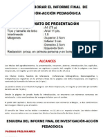 3 Esquema de Informe Final