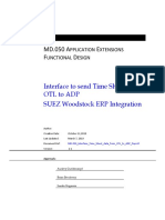 MD.050 A E F D: Interface To Send Time Sheet Data From Otl To Adp SUEZ Woodstock ERP Integration