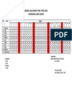 Jadwal Jaga Rawat Inap April 2020