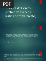 Métodos de Control (Gráfica de Avance